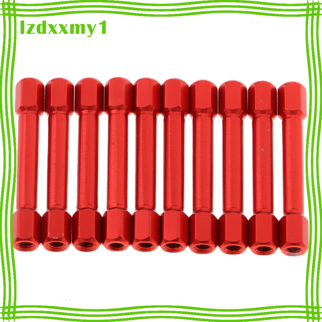 Set 10 Cột Nhôm M3 Màu Đỏ Cho Máy Bay Điều Khiển Từ Xa FPV