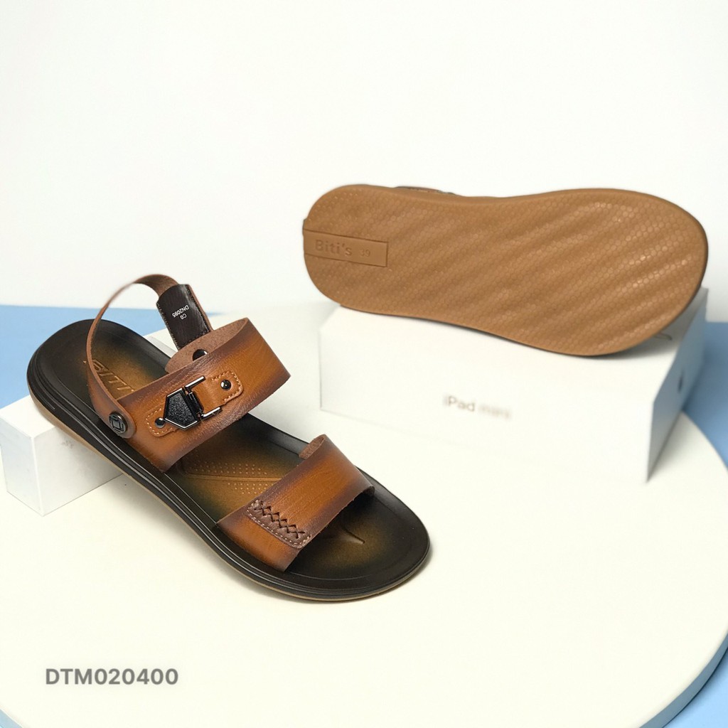 Sandal nam BlTIS ❤️FREESHIP❤️ Dép quai hậu nam có quai lật tiện lợi DTM020400 - DTM020401