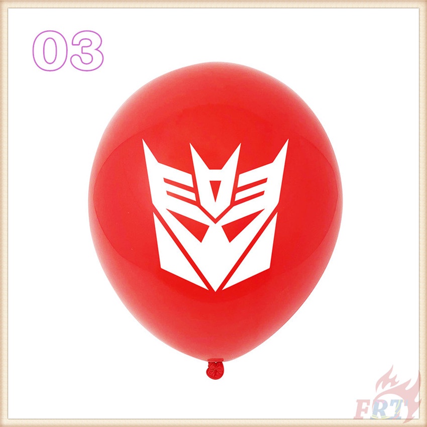 ♦ Trang Trí Tiệc - Bong Bóng ♦ 1 Bong Bóng Latex Kích Thước 12 Inch In Logo Phim Transformers Dùng Trang Trí Tiệc Sinh Nhật
