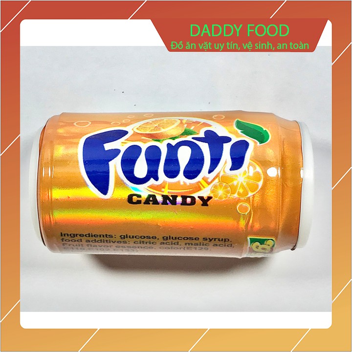 Kẹo hình lon nước ngọt fanta, sprire, coca vỉ 30 lon