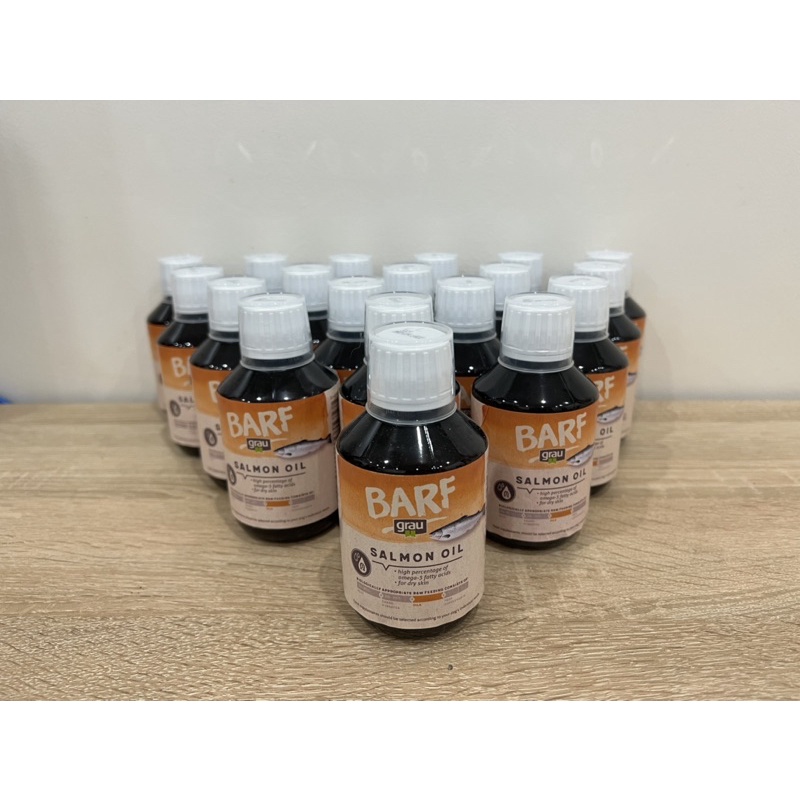 DẦU CÁ HỒI GRAU TĂNG ĐỀ KHÁNG VÀ DƯỠNG LÔNG CHO CHÓ MÈO 200ML NHẬP ĐỨC