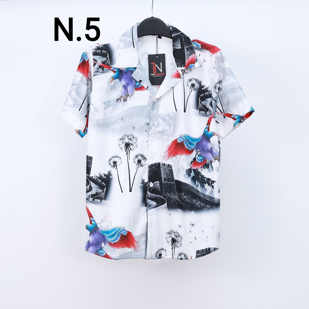 Áo Sơ Mi Nam ⚡FREESHIP⚡Aó Sơ Mi,Sơ mi Nam Tay Ngắn Lụa Họa Tiết  Chống Nhăn, Xù Mền Mại Mịn Màng Bao Giặc Máy | BigBuy360 - bigbuy360.vn