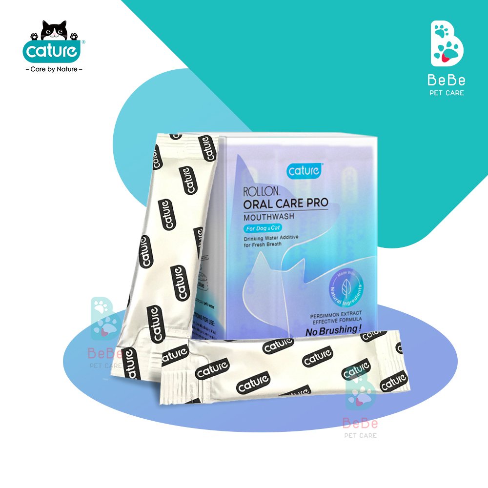 Dung Dịch Pha Nước Uống Thơm Miệng Cho Chó Mèo CATURE Oral Care Pro 5ml