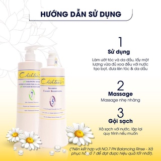 Cặp Dầu gội- Xả Chihtrai ( số5-Số 7) chai 1000ml
