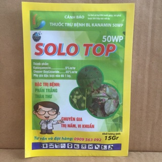 Thuốc trừ bệnh nấm hoa hồng SOLO TỌP gói 15gr