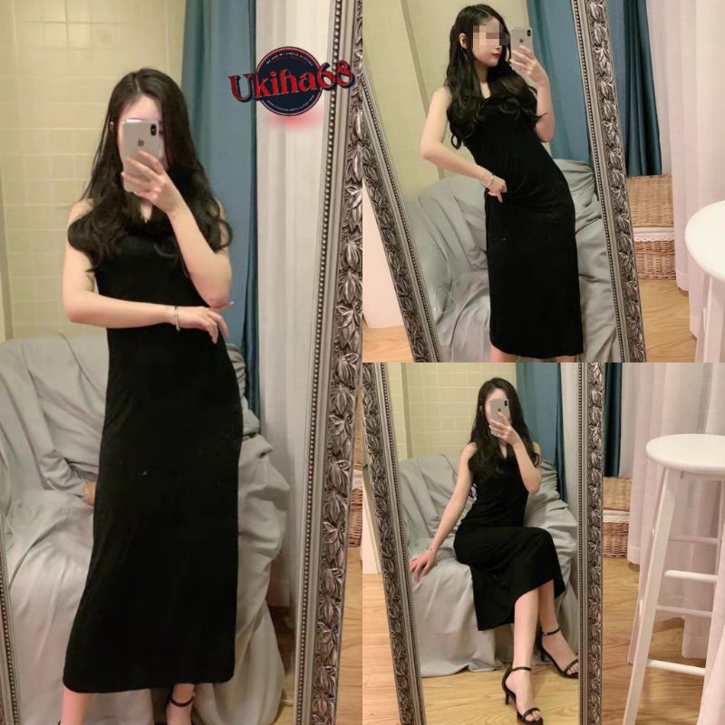 Ukiha68   VÁY NGỦ VÁY LÓT 2 DÂY QUAI TO THUN CO GIÃN VÁY BA LỖ MỀM MỊN MÁT TỪ VẢI MODAL