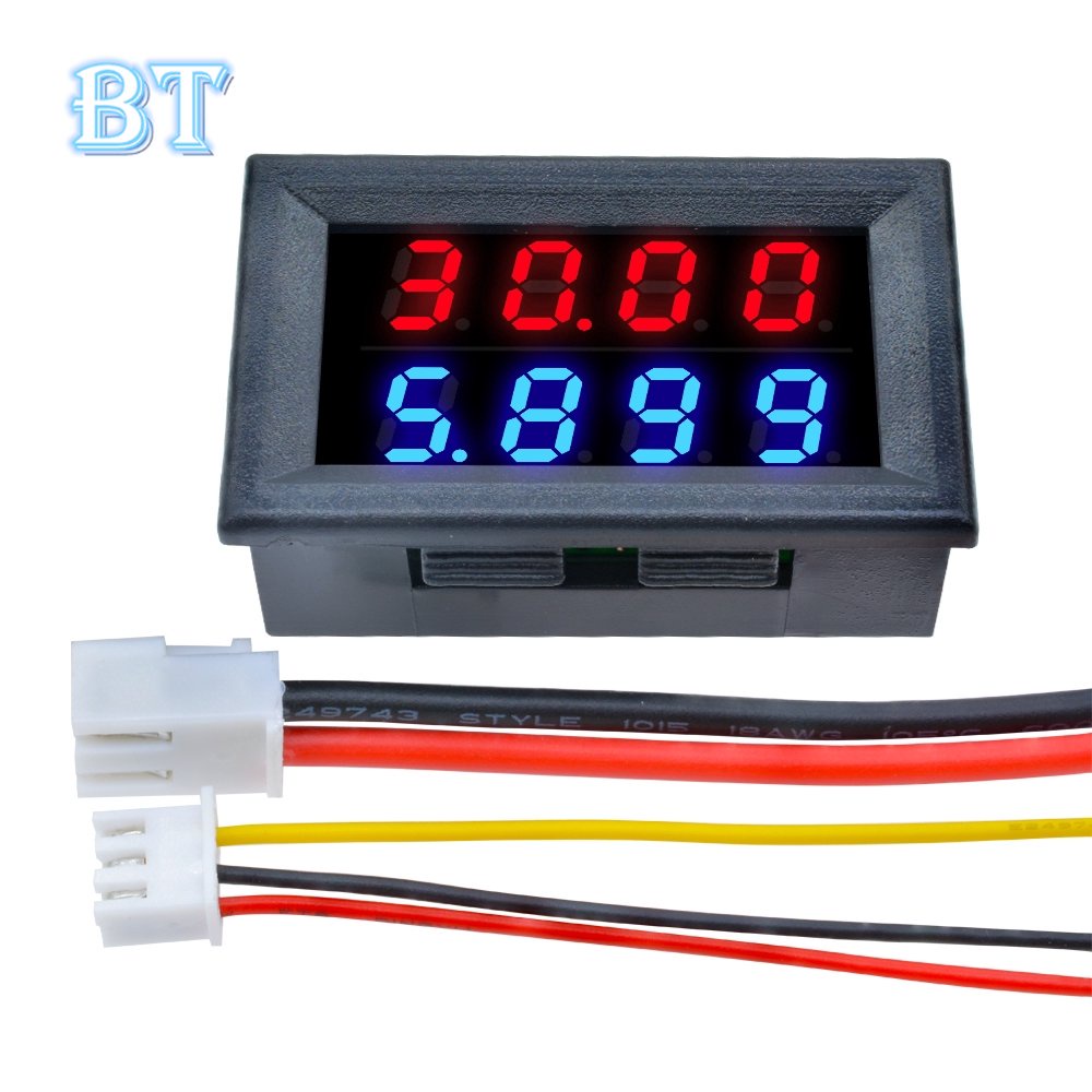 Vôn Kế DC 100V 10A 0.28 "4-Bit Chất Lượng Cao