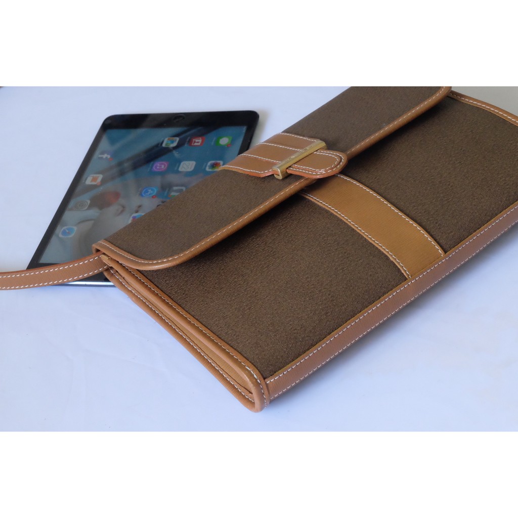 (auth)Túi đeo chéo kiêm clutch (ví cầm tay) Lancel