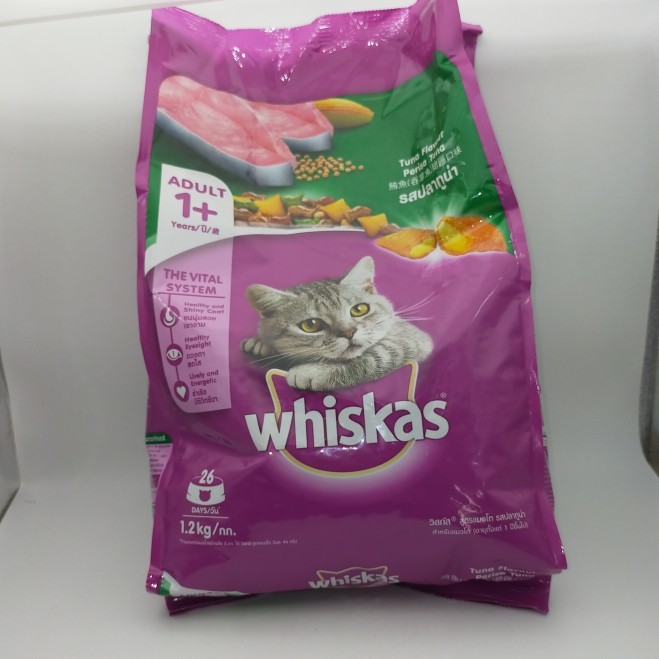 &lt;TÚI LỚN&gt; Thức ăn mèo Whiskas vị cá thu túi 1.2kg