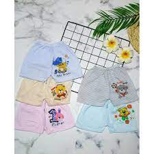 Quần chục đùi cotton kẻ ngang cho bé 3-13kg, chất đẹp mềm mịn, mát, hàng Việt Nam