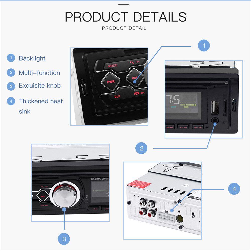Máy Nghe Nhạc MP3 Rảnh Tay Tích Hợp Bảng Điều Khiển Dành Cho Xe Hơi