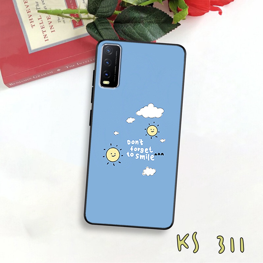 Ốp lưng Vivo Y20 - Vivo Y20s - Vivo Y12s - Ốp lưng in hình BlueSky - lưng nhám viền TPU cao cấp