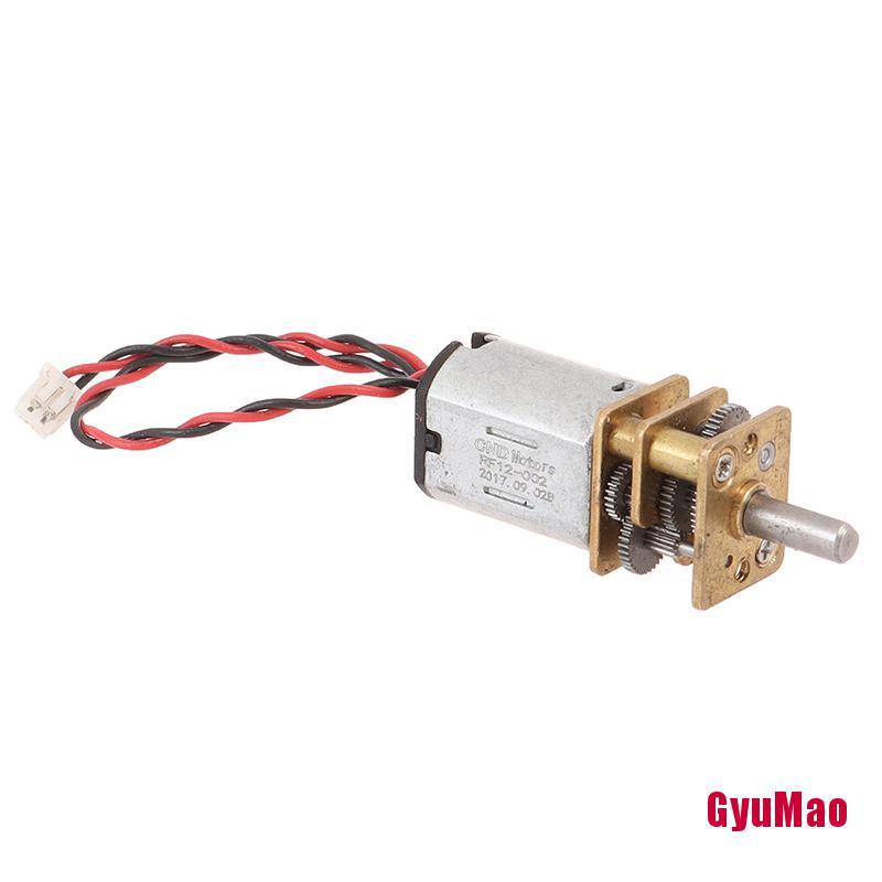 Bộ Giảm Tốc Độ Bánh Răng Mini Bằng Kim Loại rx1GUMO DC 3V-12V 60RPM N20