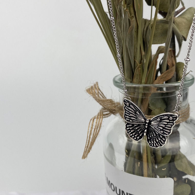 Vòng Cổ choker Mặt Hình Bướm Phong Cách Hàn Quốc Cá Tính 22472