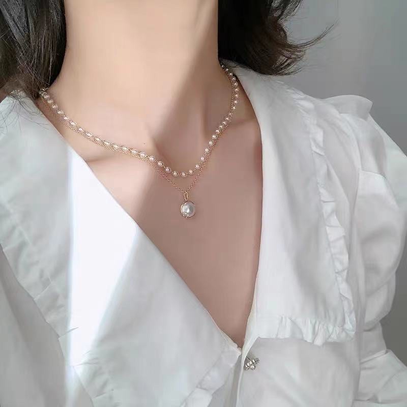 Dây chuyền vòng cổ Lolita hai màu siêu sang chảnh hot nhất 2021 [V16 &amp; VT09]