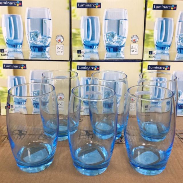 Bộ 6 ly Luminarc Salto Ice Blue 350ml