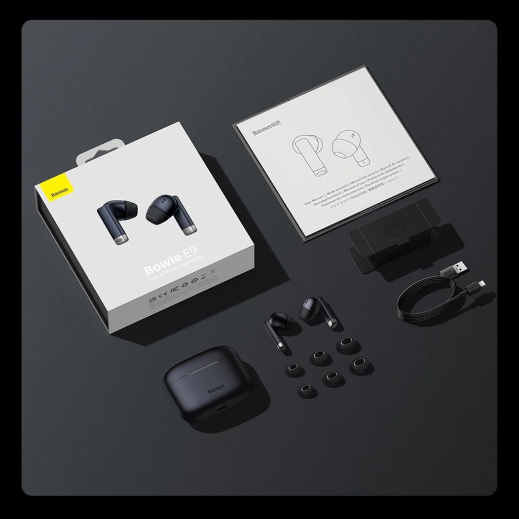 Tai Nghe Bluetooth Bowie E9 True Wireless Earphones Bluetooth 5.3 , 5~30h Using, Wireless charging, APP LVH010