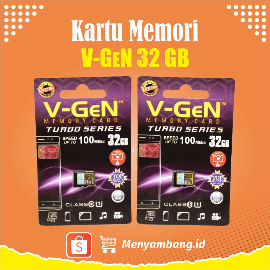 Thẻ Nhớ 40210 | Mmc-vgen 32gb C10 | 32gb Class 10 Tốc Độ 100mb / S V-gen | BigBuy360 - bigbuy360.vn