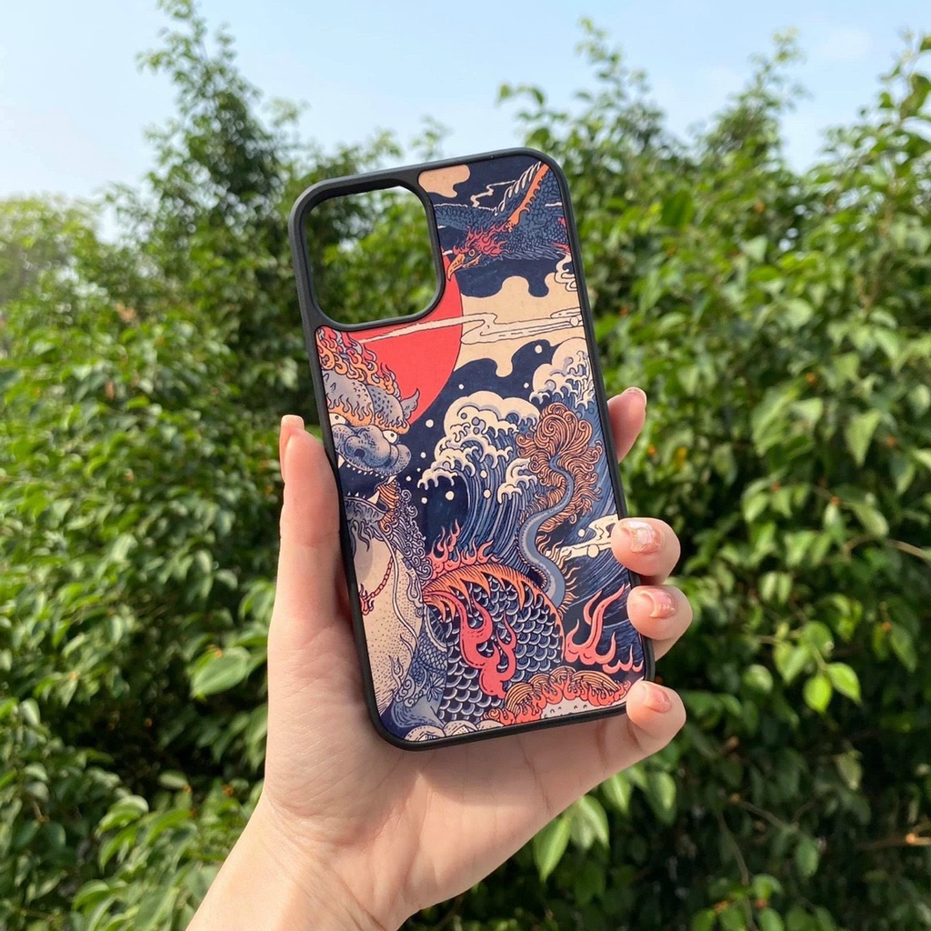 Ốp Lưng Kỳ Lân Nhật Bản iPhone 15prm,15pro,15plus,15, 14promax,14pro,14plus,14,11, Xr, 11pro, 11ProMax, 12/12pro, 12Prm,