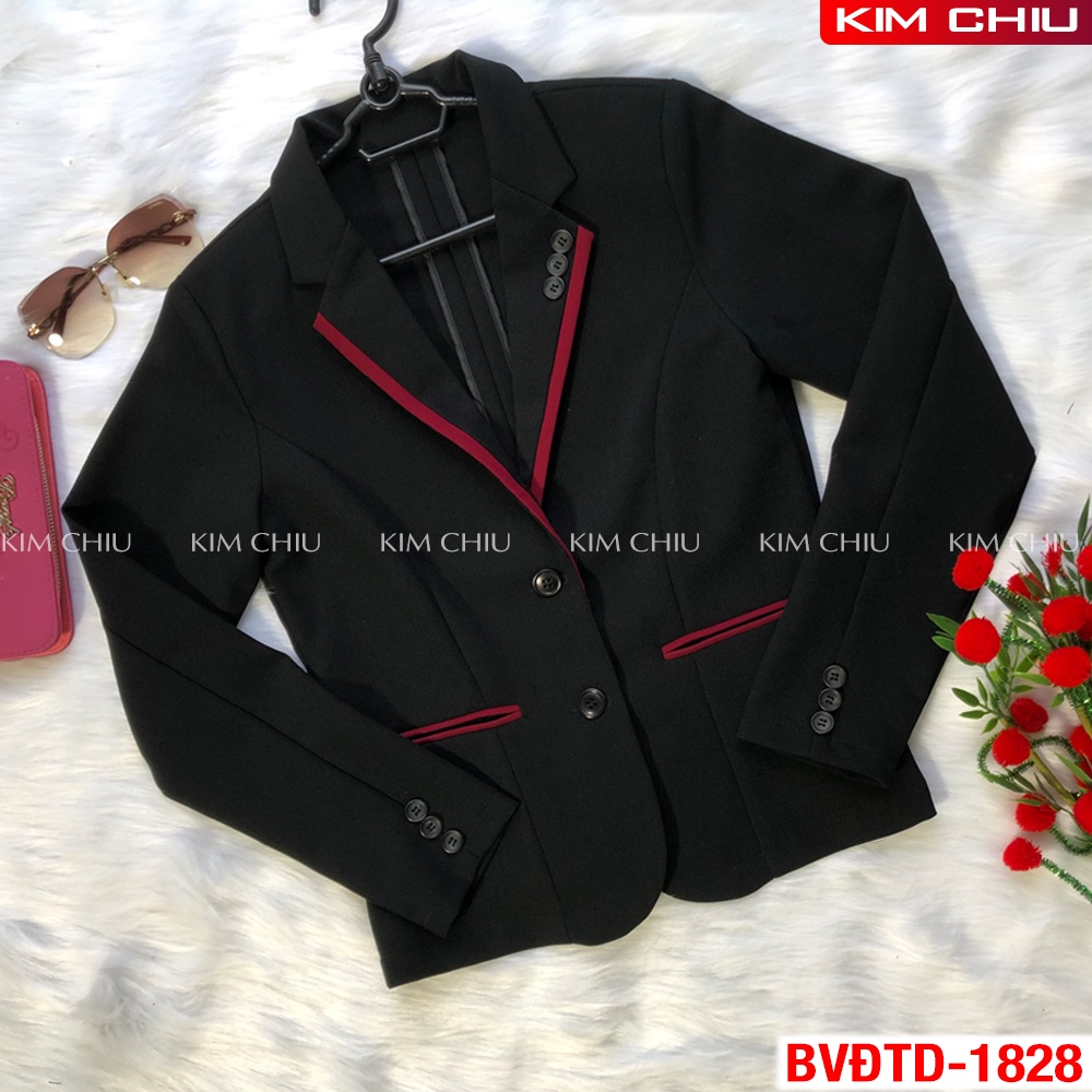 Bộ Vest, Sét Vest Nữ Công Sở Cao Cấp Màu Đen Áo Tay Dài Kết Hợp Chân Váy Ôm Vải Tuyết Mưa. HÀNG CHẤT LƯỢNG CAO BVTD-1828