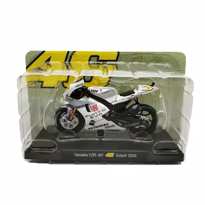 Mô Hình Xe Mô Tô Yamaha Valentino Rossi Estoril 2009 Leo Mới