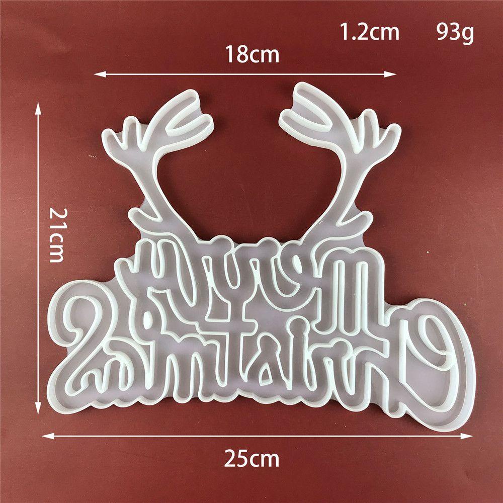 Khuôn Silicone Làm Trang Sức Treo Tường Hình Chú Nai 1 Cái