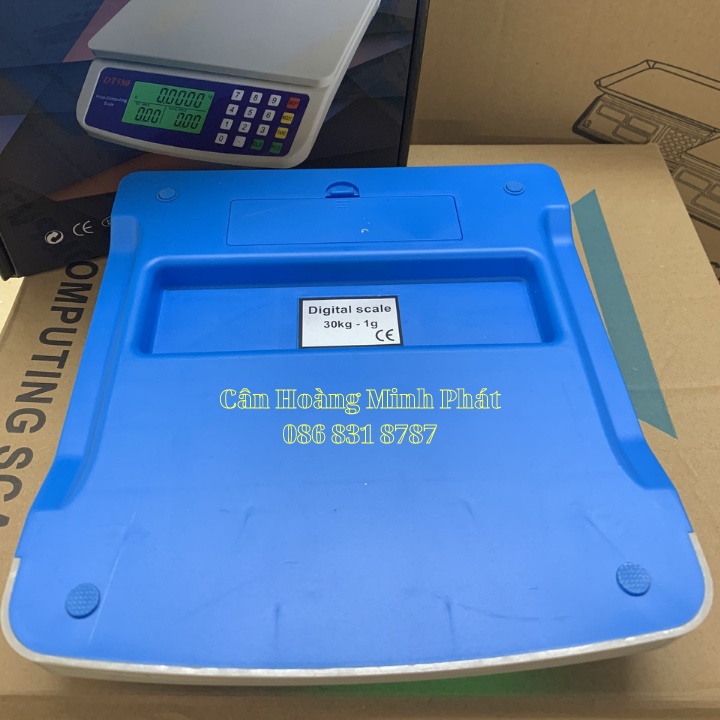 CÂN NHÀ BẾP ĐIỆN TỬ TÍNH TIỀN 30kg/1g_DT580_THIẾT KẾ NHỎ GỌN