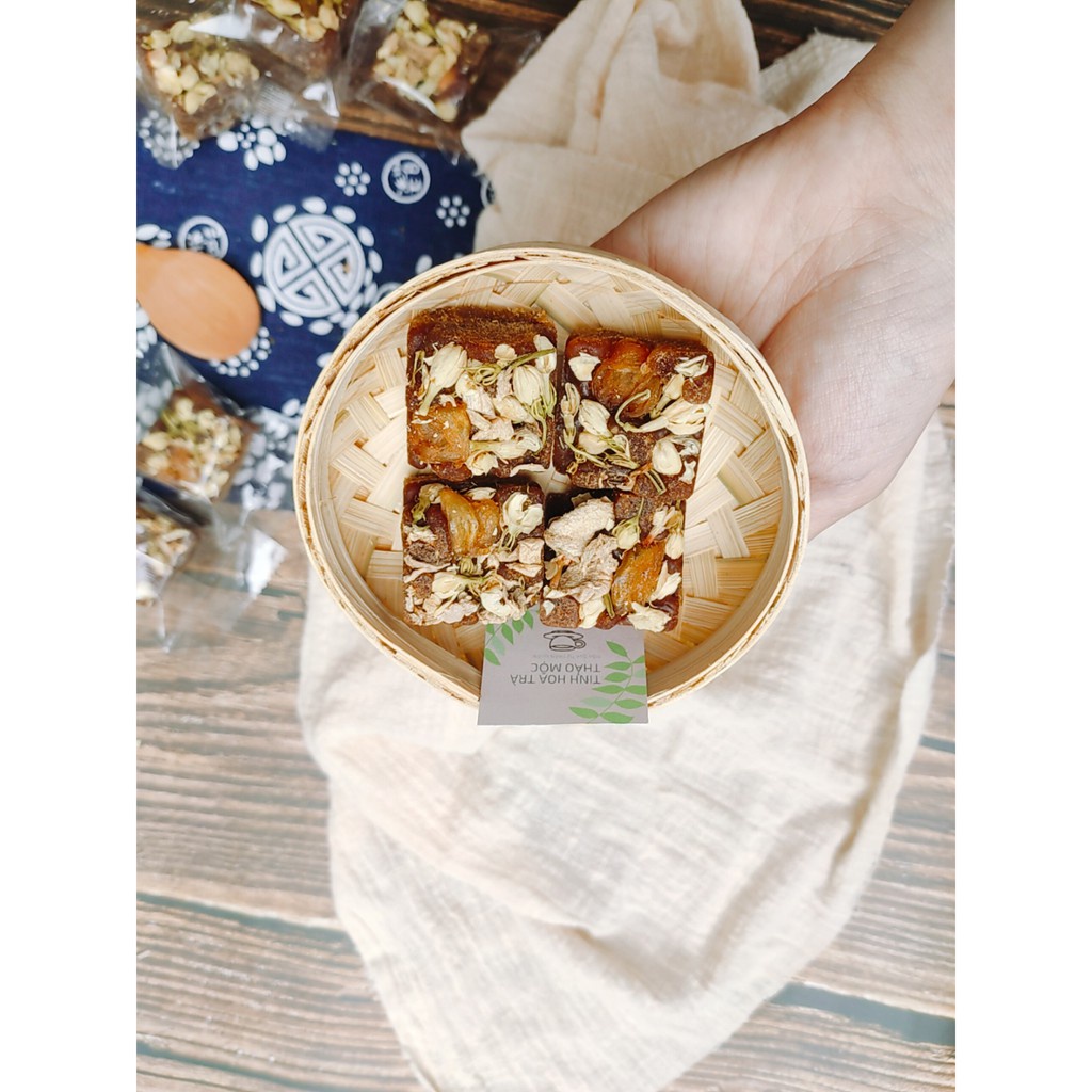 Trà đường nâu gừng nhài long nhãn nụ nhài 1 kí Tinh Hoa Trà Thảo Mộc Món Qùa Từ Thiên Nhiên