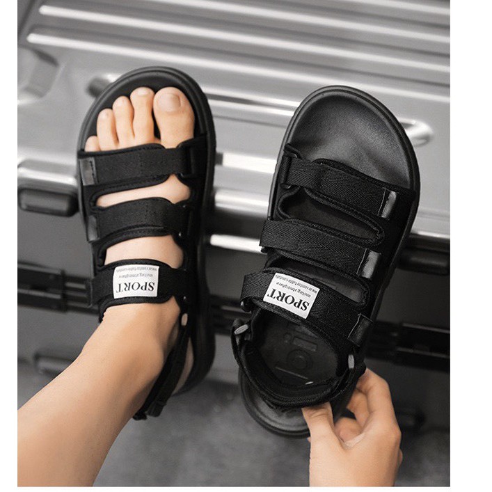 Giầy Sandal Nam Đế Lượn Sport - xăng đan quai hậu nam học sinh Mẫu Mới 2021