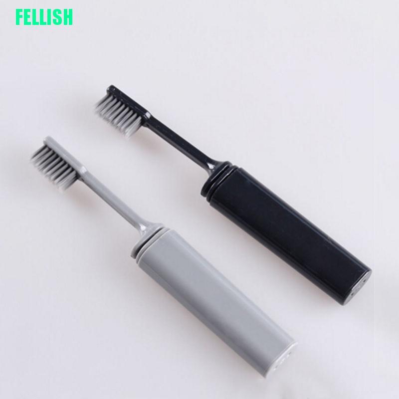 Bàn chải đánh răng lông mềm có thể gấp gọn mang theo khi đi du lịch