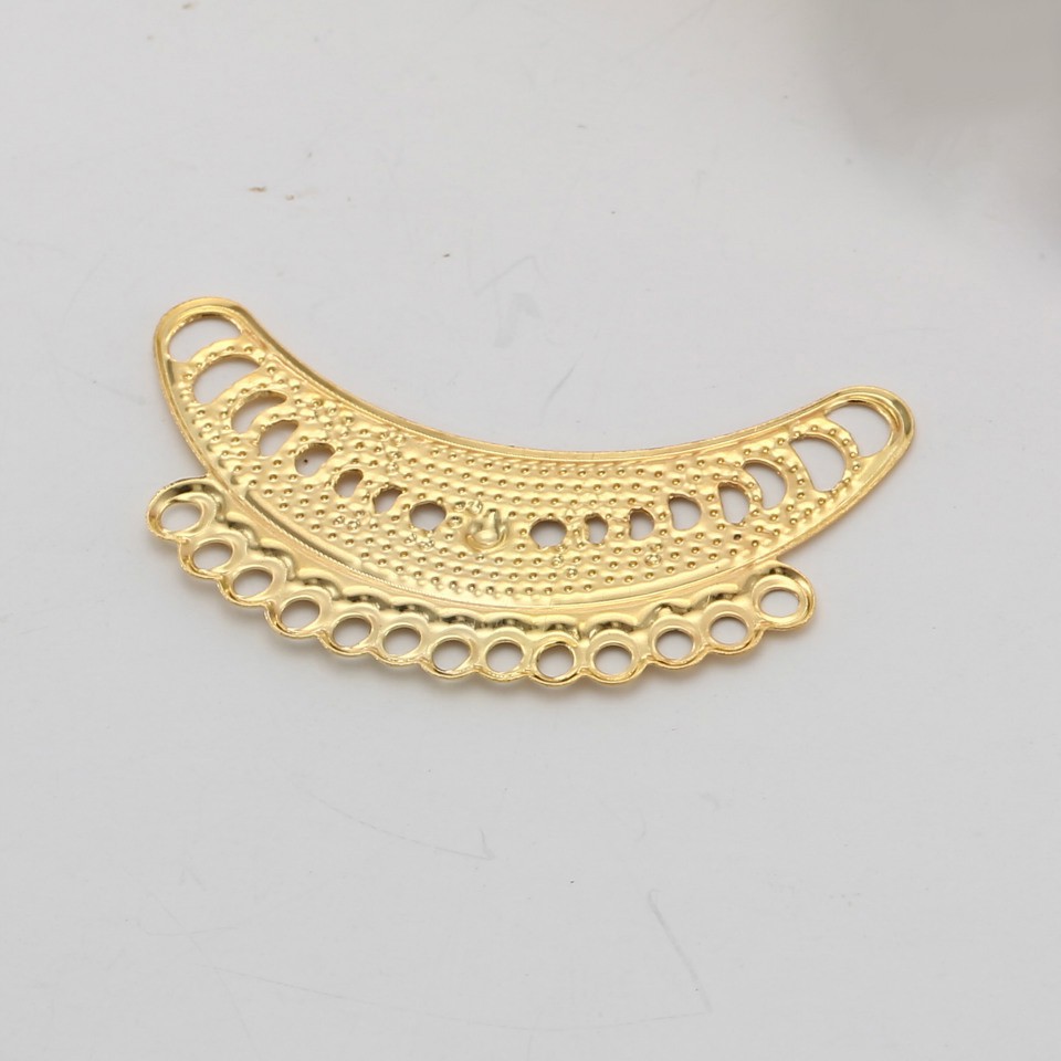 5 phiến đục 13 lỗ 33*19mm nguyên liệu làm trâm làm trang sức cổ trang