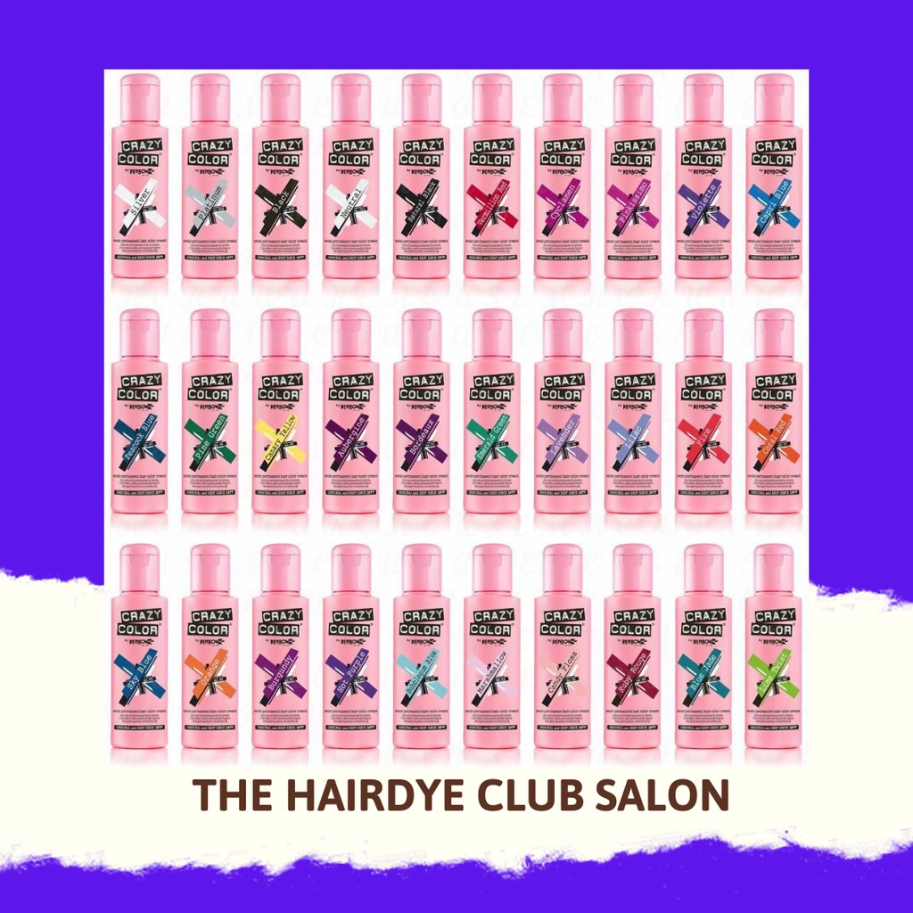 Thuốc Nhuộm Tóc Crazy Color Semi-pernament Hair Dye
