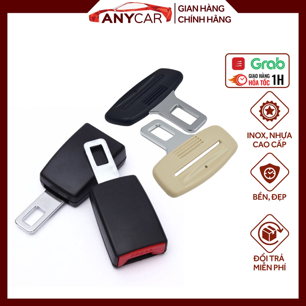 Chốt cài dây an toàn xe hơi loại đẹp tắt cảnh báo tiếng ồn trên ô tô