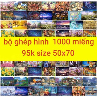 (CÓ SẴN) bộ ghép hình 1000 miếng