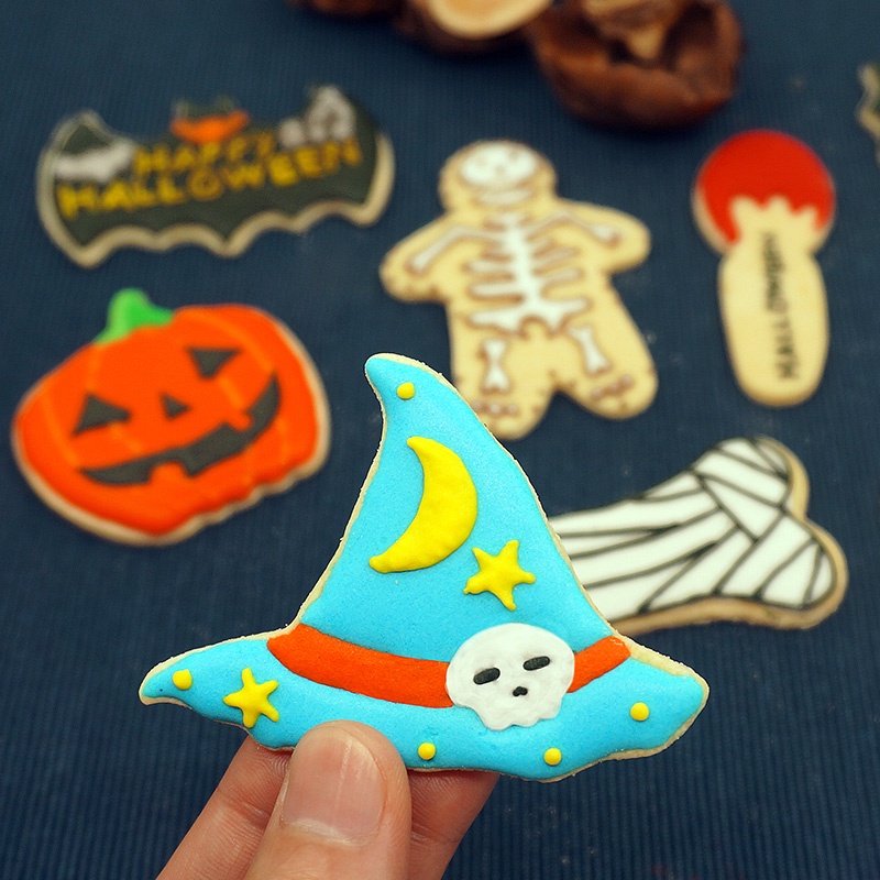 1 Cái Khuôn Bánh Quy Halloween Khuôn Bí Ngô Mũ Phù Thủy Ngôi Nhà Ma Quái Bằng Thép Không Gỉ Dụng Cụ Cắt Bánh Quy Dụng Cụ Làm Bánh Quy Gia Dụng Cyn cyn
