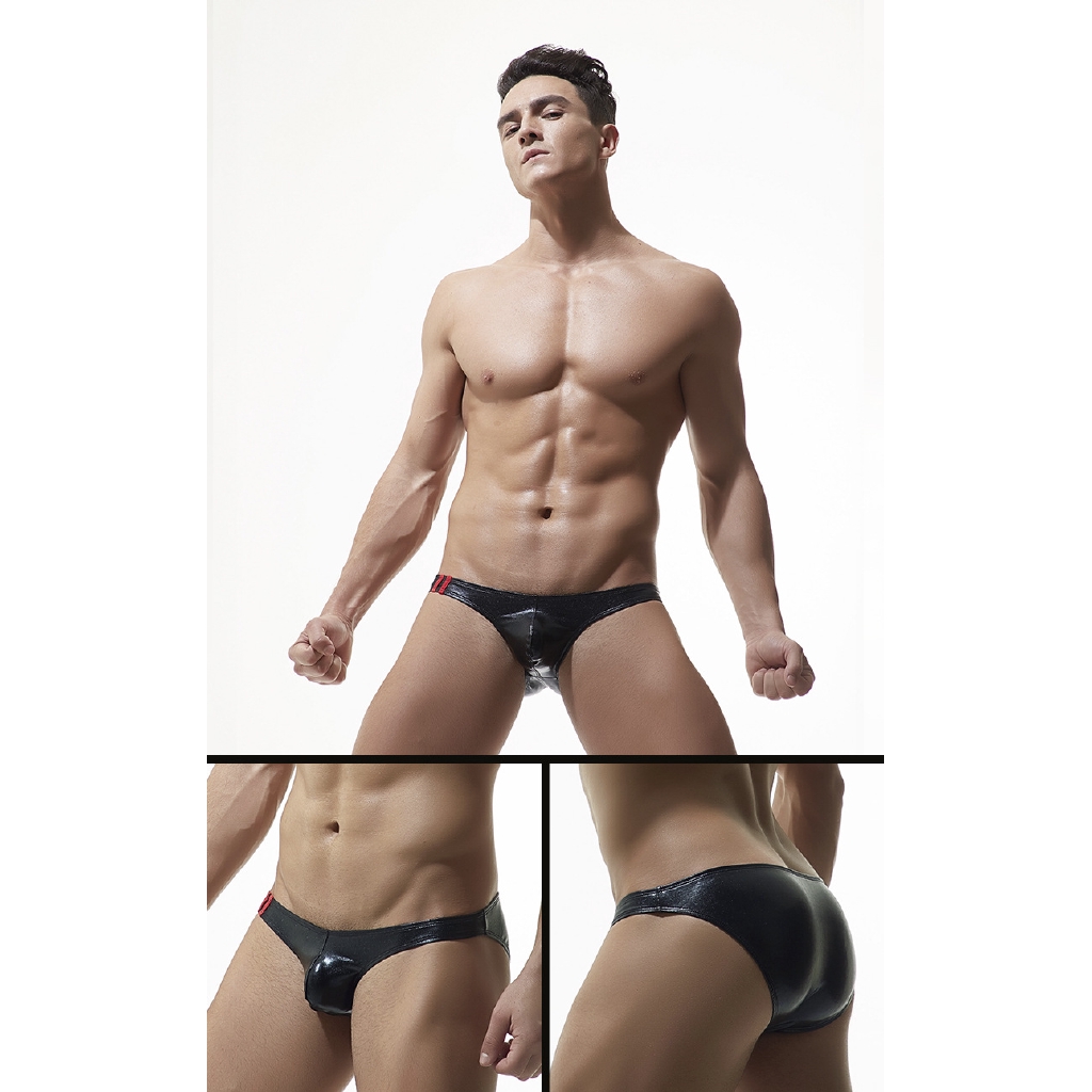 Quần lót nam, Quần lót bikini thun ánh kim - 868