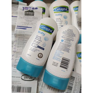 Combo 5 lọ 230ml/ 400ml Sữa tắm gội toàn thân Cetaphil Baby Wash and Shampoo