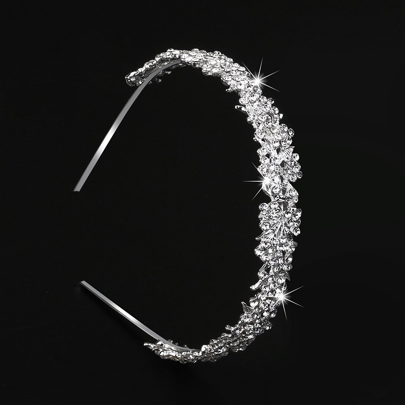 Băng đô cài tóc đính đá lấp lánh cho nữ