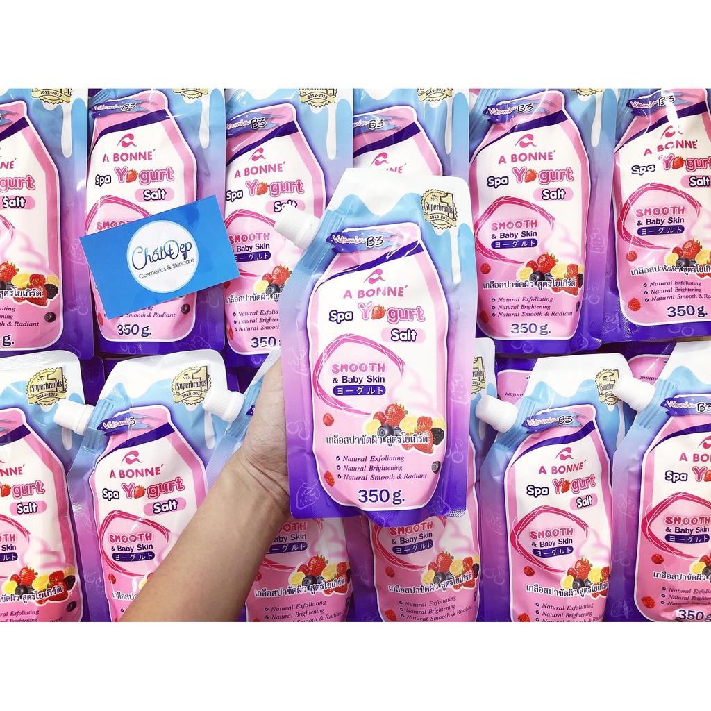 Muối Tắm Sữa Chua A Bonne Spa Yogurt Salt Smooth 350g [ NEW ] - Muối bò | BigBuy360 - bigbuy360.vn