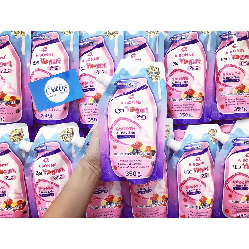 Muối Tắm Sữa Chua A Bonne Spa Yogurt Salt Smooth 350g [ NEW ] - Muối bò