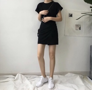 [order] Váy đen liền nơ eo