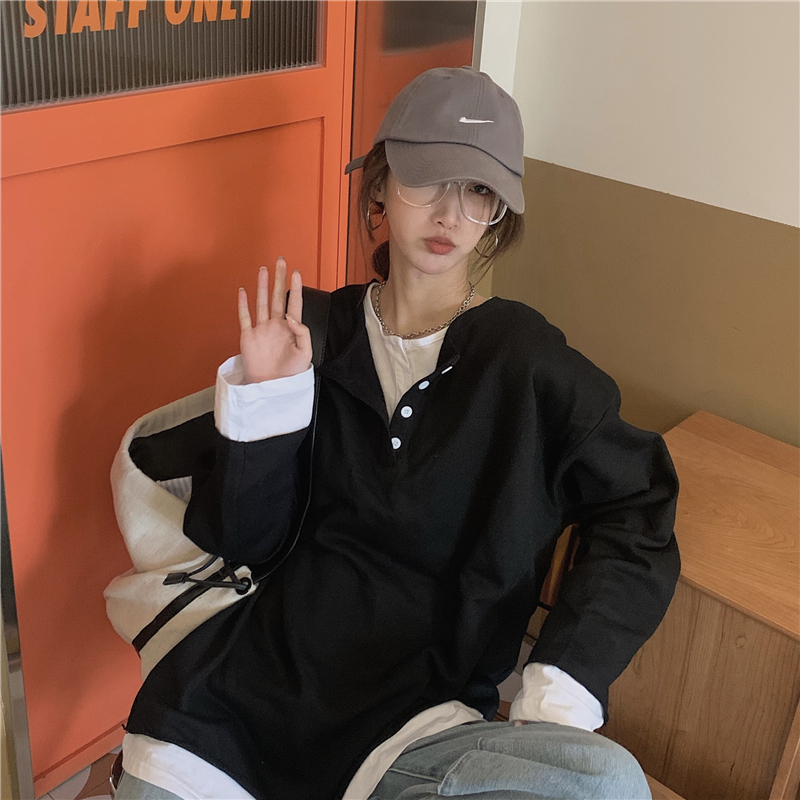 Áo Thun Dài Tay Phối Lớp Xinh Xắn Dành Cho Nữ 38500 | BigBuy360 - bigbuy360.vn