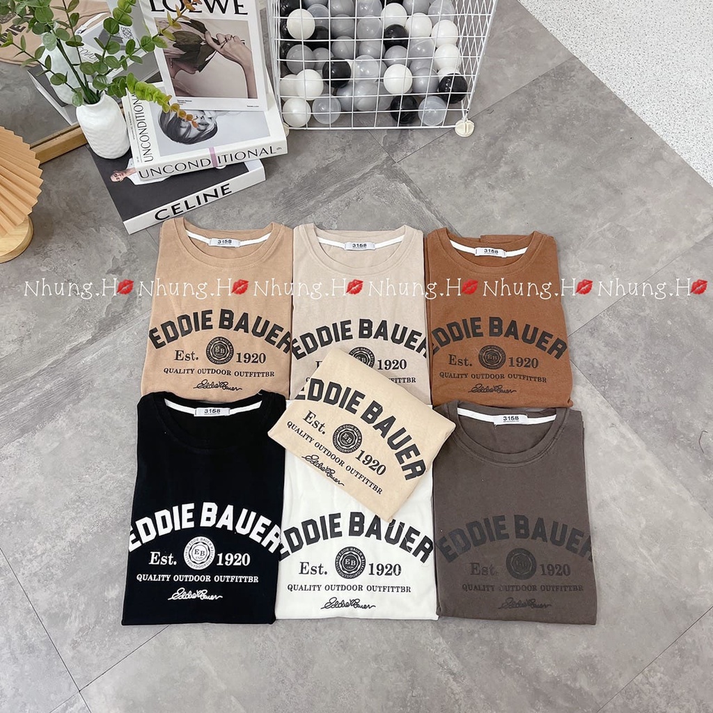 [Ảnh thật/video] Áo Phông Unisex In Chữ Form Rộng 3158 Chất Cotton Mặt Tuyết Mềm Mịn