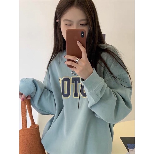 Áo sweater nỉ lót lông