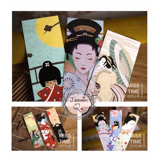 Bộ 30 bookmark phong cách Nhật Bản