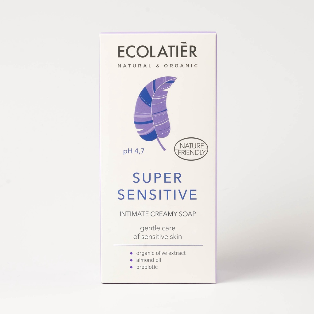 Dung dịch vệ sinh phụ nữ ECOLATIER Super Sensitive dành cho da nhạy cảm 250ml - BioTopcare Official