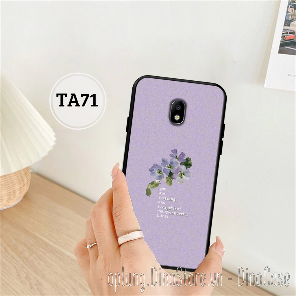 Ốp điện thoại Samsung J3 Pro - J5 Pro - J7 Pro - J7 Plus - Ốp lưng Samsung in hình hoa nữ tính vintage dễ thương.