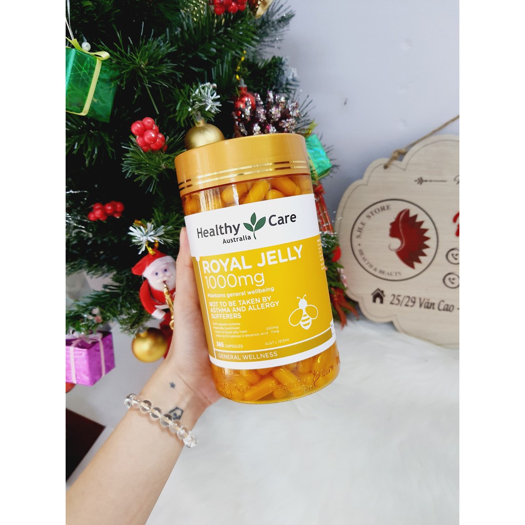 Sữa Ong Chúa Healthy Care Royal Jelly 1000mg - 365 viên