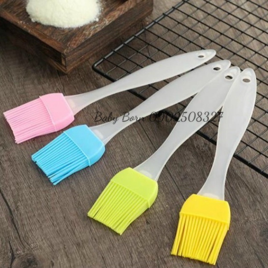 Cọ quét dầu, chổi quét dầu silicon tẩm ướp gia vị lên bánh, đồ nướng