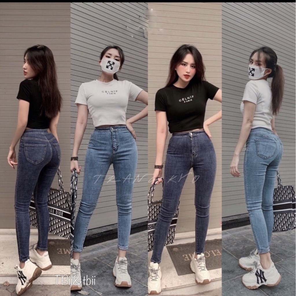 Áo Croptop 💖  💖FREESHIP Áo croptop ngắn tay ôm Chất co dãn 4 chiều, thoáng mát Thời Trang Mùa Hè 2021